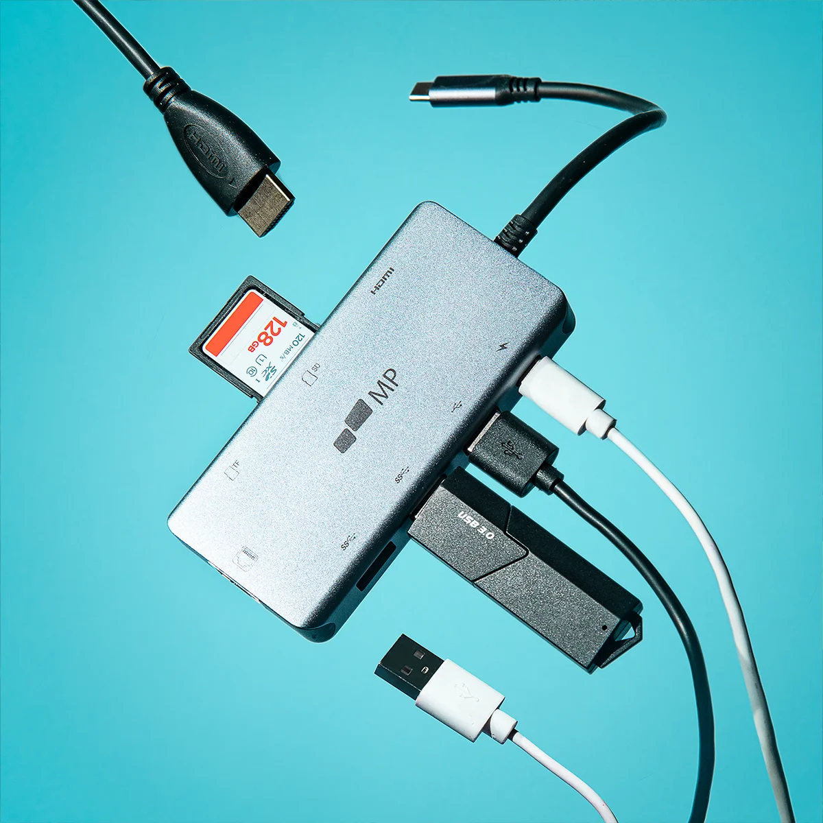 8 in 1 USB-C Hub with 4K HDMI